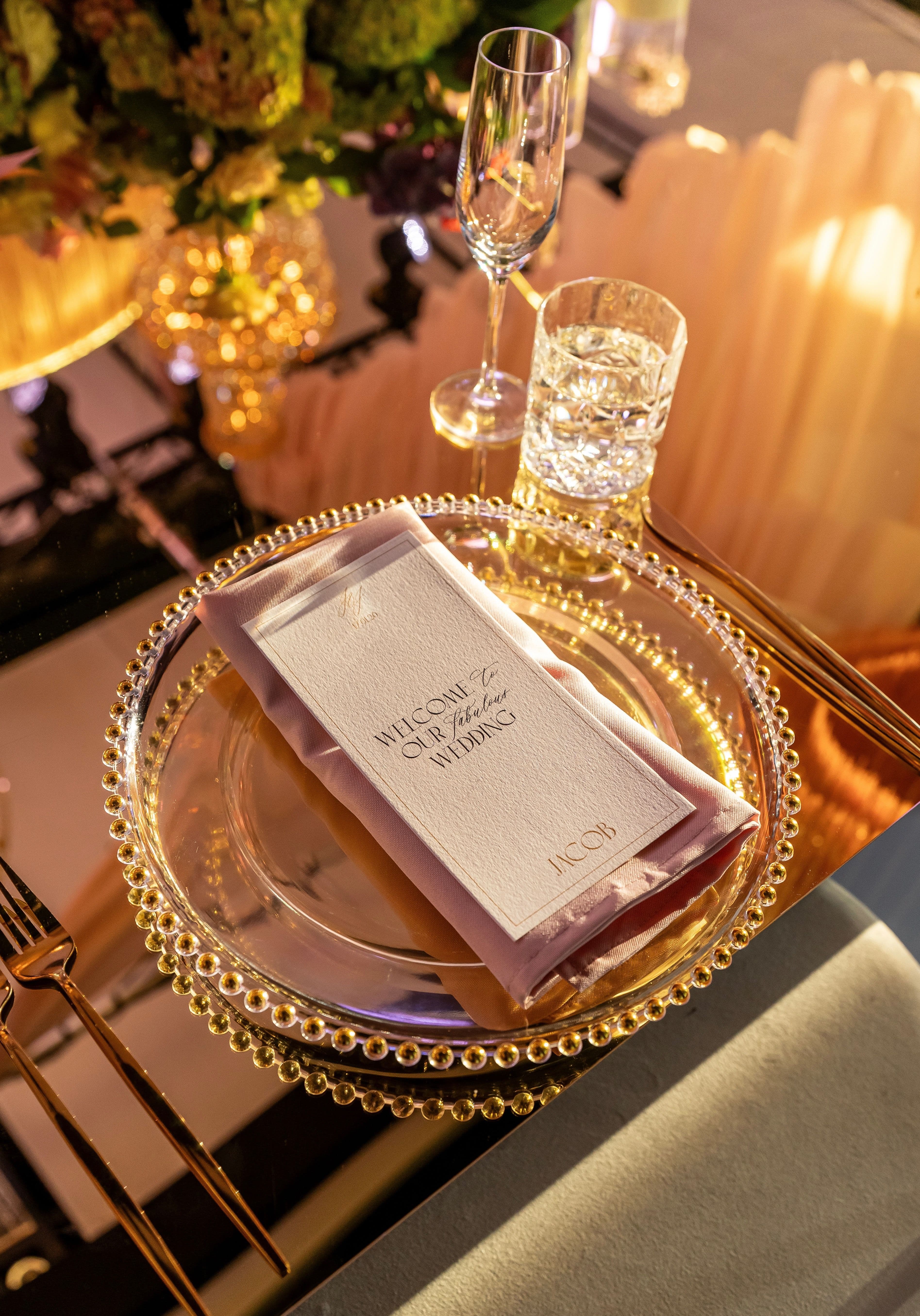 Elegant wedding stationery